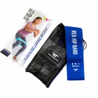 Gumy, taśmy, ekspandery - Flex Hip Band mini Gumy materiałowe do ćwiczeń Blu - miniaturka - grafika 1