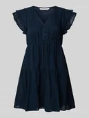 Sukienki - Sukienka koronkowa lekko rozkloszowana z czystej bawełny model ‘HELENA’ - miniaturka - grafika 1