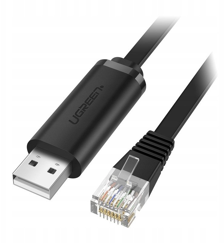Ugreen Kabel konsolowy USB do RJ45 Ugreen CM204, 3m czarny