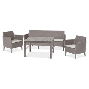 Zestaw Ogrodowy Salemo Max 3 Cappuccino - Meble ogrodowe Zestaw Ogrodowy Salemo Max 3 Cappuccino - Meble ogrodowe - miniaturka - grafika 1