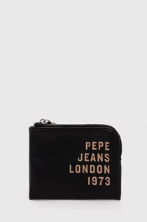 Portfele - Pepe Jeans portfel damski kolor czarny - grafika 1