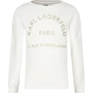 Bluzy dla dziewczynek - Karl Lagerfeld Kids Bluza | Regular Fit - miniaturka - grafika 1