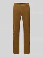 Spodnie męskie - Spodnie materiałowe z 5 kieszeniami - miniaturka - grafika 1