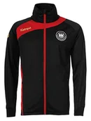 Kurtki męskie - Kempa DHB MULTI kurtka męska, czarna/czerwona, 140 - miniaturka - grafika 1