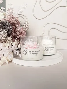 Elegancka Świeca Sojowa w szkle Piwonia Peony - Świece - miniaturka - grafika 1