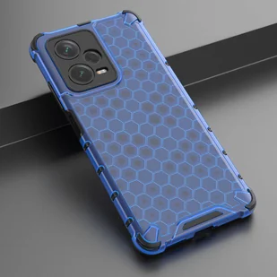 Honeycomb etui do Xiaomi Redmi Note 12 Pro+ pancerny hybrydowy pokrowiec niebieskie - Etui i futerały do telefonów - miniaturka - grafika 3