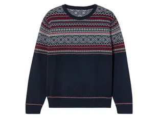 pepperts!® Sweter chłopięcy (158/164, Biały/ czerwony/ granatowy) - Swetry dla chłopców - miniaturka - grafika 1
