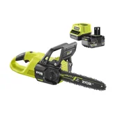 Piły elektryczne - Ryobi Piła łańcuchowa bezszczotkowa akumulatorowa 18V ONE+ HP, 5.0 Ah z ładowarką, prowadnica 30 cm | RY18CSX30A-150 - miniaturka - grafika 1