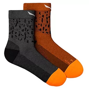 Salewa MTN Trn Sal. Am M Qrt Sock Skarpety, średnie szare (średnie szare/4170/4570), 42-44 męskie - Skarpetki damskie - miniaturka - grafika 1