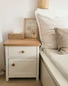 Szafy i szafki dla dzieci - Szafka nocna biała Story - miniaturka - grafika 1