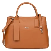 Torebki damskie - Torebka Skórzana Vezze Vienna Ruda - miniaturka - grafika 1