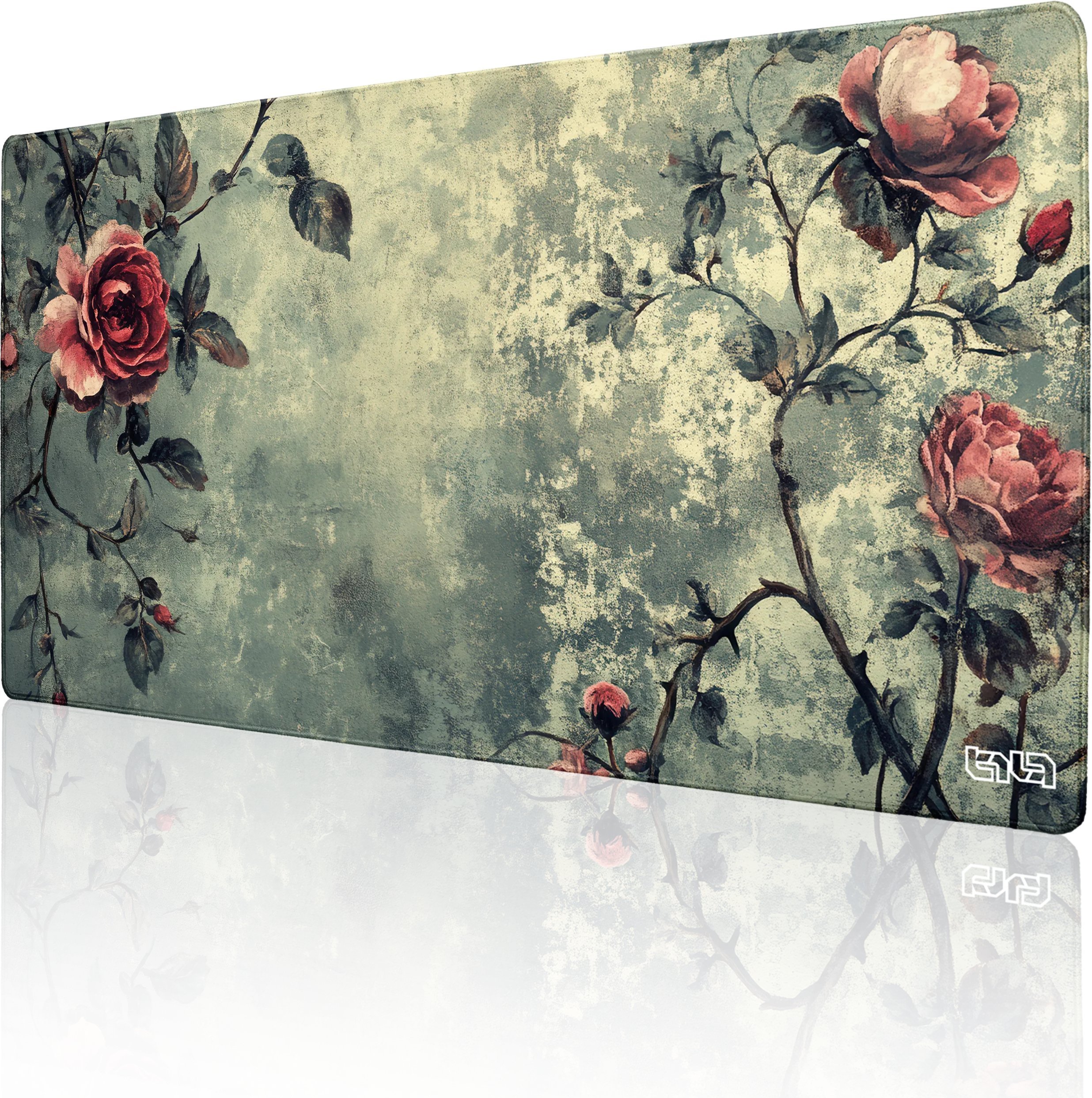 PODKŁADKA POD KLAWIATURĘ Vintage Rose 100x50 TILT Antypoślizgowa Gamingowa