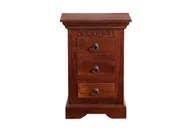 Szafki nocne - Szafka Nocna Oxford #502 Drewniana 40X38X60 Cm Akacja Lakierowana B 4951 - miniaturka - grafika 1
