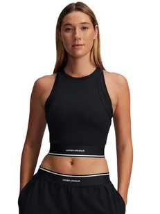 Under Armour Top "Meridian" w kolorze czarnym - Koszulki i topy damskie - miniaturka - grafika 1