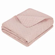 Narzuty - Narzuta 240x220 Dash pudrowa różowa geometryczna I23 - miniaturka - grafika 1