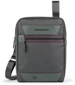 Teczki i aktówki - Piquadro Piquadro, Trakai, Shoulder Bag, Crossbody Bag, Green, 16 x 22 x 4 cm, For Men For Men - miniaturka - grafika 1