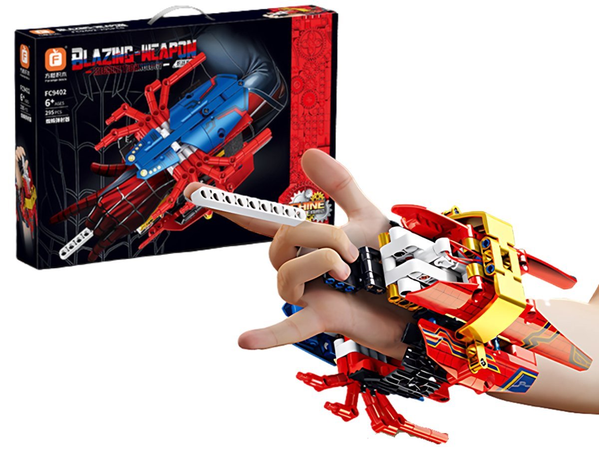 Klocki konstrukcyjne Wyrzutnia Klocków na rękę Forange 295 elementów