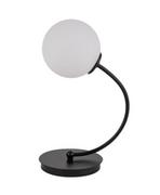 Lampy stojące - Sigma czarno-biała lampka nocna 50309 MOLY nowoczesna lampka stołowa do sypialni na stolik nocny 50309 - miniaturka - grafika 1