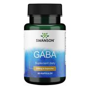 Układ nerwowy - Swanson, Usa Gaba 250 mg Suplement diety 60 kaps. - miniaturka - grafika 1