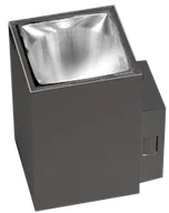 Lampy ogrodowe - Lampa wodoodporna Roland AZ5229 LED 9W kwadratowa szara - miniaturka - grafika 1