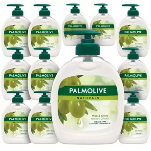 Palmolive mydło w płynie Olive & Milk 12x300ml - Mydła - miniaturka - grafika 1