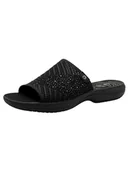 Sandały damskie - Jana Klapki damskie, wegańskie, nadają się do prania, Coshy sandały, czarne, 40 EU, czarny, 40 EU - miniaturka - grafika 1