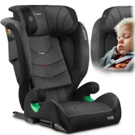 Foteliki samochodowe - Fotelik samochodowy dla dzieci 15-36kg ISOFIX Nukido Louis I-SIZE czarno-szary - miniaturka - grafika 1
