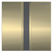 Przyciski spłukujące - GEBERIT 116.026.QF.1 Zawór spłukujący Geberit do pisuarów, zasilanie 230V, Typ 50, chrom szczotk., mosiądz - miniaturka - grafika 1