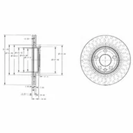 Tarcze hamulcowe - Tarcza hamulcowa DELPHI BG3222 - miniaturka - grafika 1