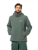 Kurtki męskie - Jack Wolfskin Stormy Point 2l Jkt M Kurtka Mężczyźni, Hedge Green, S - miniaturka - grafika 1