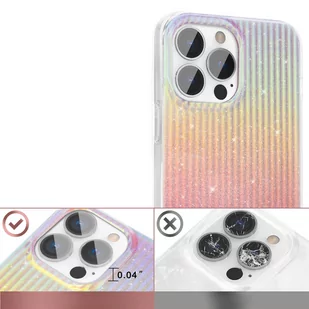 Kingxbar Travel Series luksusowe eleganckie etui na iPhone 13 Pro pomarańczowy (Sunset) - Etui i futerały do telefonów - miniaturka - grafika 4