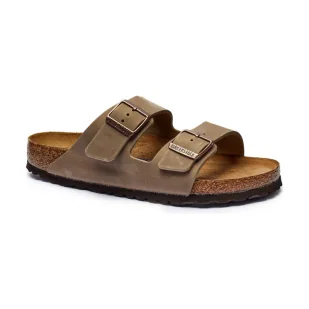 Birkenstock Skórzane klapki Arizona - Klapki i japonki męskie - miniaturka - grafika 1