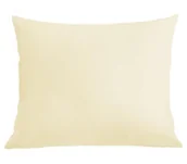 Prześcieradła - KREMOWA POSZEWKA NA PODUSZKĘ BAWEŁNA ZAMEK 50X70 - miniaturka - grafika 1