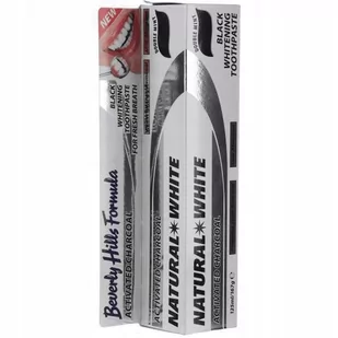 Beverly Hills BEVERLY HILLS Natural White ACTIVATED CHARCOAL 125ml - pasta wybielająca z aktywnym węglem - Pasty do zębów - miniaturka - grafika 1