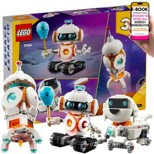 LEGO® KOSMICZNY ROBOT 3w1 Creator 31164 PREZENT DLA DZIECKA 8+ Świecący klocek LED, 3 modele – HIT + EBOOK-3 - Roboty dla dzieci - miniaturka - grafika 1