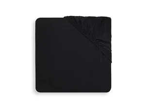 Prześcieradło do łóżeczka 120x60 cm z gumką 100 % bawełna czarny Jollein - Prześcieradła dla dzieci - miniaturka - grafika 1