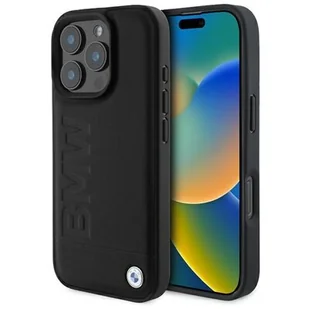 BMW BMHMP16XSLLBK iPhone 16 Pro Max 6.9" czarny/black hardcase Leather Hot Stamp MagSafe - Etui i futerały do telefonów BMW BMHMP16XSLLBK iPhone 16 Pro Max 6.9" czarny/black hardcase Leather Hot Stamp MagSafe - Etui i futerały do telefonów - miniaturka - grafika 1