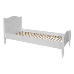Łóżko dziecięce białe 90x200 cm Royal - BELLAMY - Łóżka dla dzieci i młodzieży - miniaturka - grafika 1