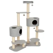 Drapaki dla kotów - Nowoczesne drzewko dla kota Oxford - jasnoszary - miniaturka - grafika 1