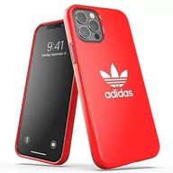 Etui i futerały do telefonów - Adidas OR SnapCase Trefoil iPhone 12/12 Pro czerwony/red 42293 - miniaturka - grafika 1