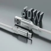 Kable USB - Swissten Textile II USB - USB-C Data and Charching Cable 1.5m - miniaturka - grafika 1