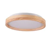 Lampy sufitowe - LED Plafon JANUSZ LED/12W/230V śr. 27 cm IP44 dąb - miniaturka - grafika 1