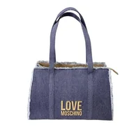 Torebki damskie - Love Moschino JC4320PP0IKQ0765, Torba Na Ramię Damska, Denim, Denim - miniaturka - grafika 1