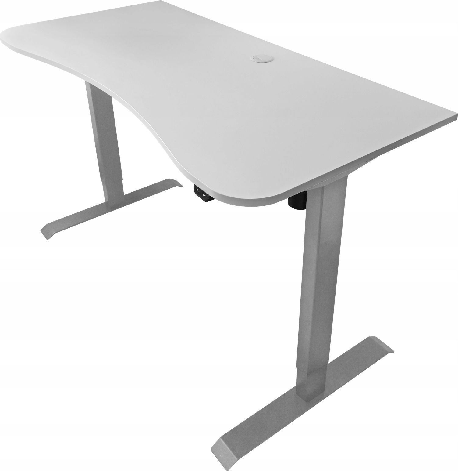 Biurko Zdesk BB-114G-Po/W Biało-Szare 138 cm x 68 cm