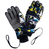 Rękawice narciarskie - Rękawiczki dziecięce Hi-Tec Harri Jr Rozmiar rękawiczek: L/XL / Kolor: niebieski/pomarańczowy - miniaturka - grafika 1
