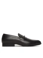 Półbuty męskie - Calvin Klein Półbuty Almond Moccasin W/ Bit HM0HM01884 Czarny - miniaturka - grafika 1