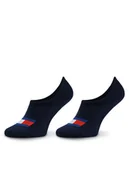 Skarpetki męskie - Tommy Hilfiger Skarpety stopki unisex 701228224 Granatowy - miniaturka - grafika 1