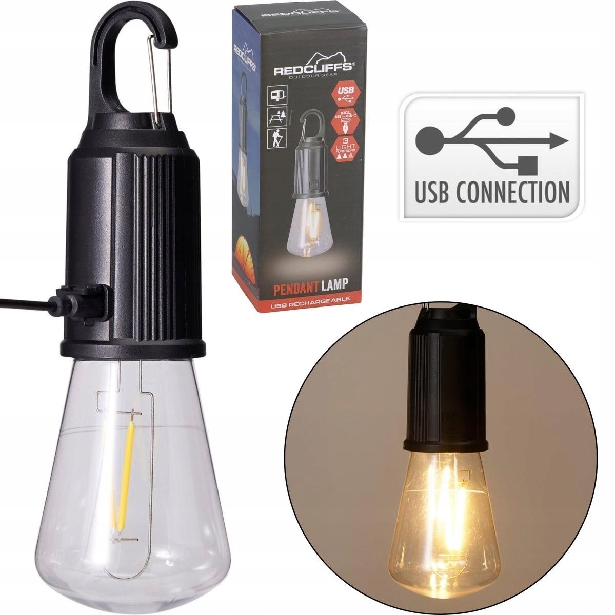 REDCLIFFS LATARKA LAMPKA TURYSTYCZNA 17CM