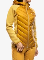 Kurtki damskie - Kurtka hybrydowa damska Salewa Fanes Sarner/RDS Down Hybrid Jacket - golden brown - miniaturka - grafika 1