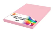 Szkolne artykuły papiernicze - Papier techniczny A4 140g różowy pastel 50 arkuszy - miniaturka - grafika 1